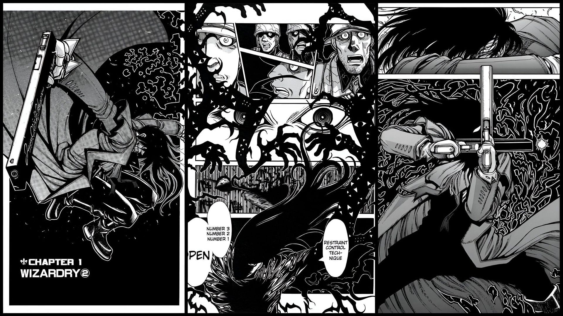 Kouta Hirano's work Hellsing (Image via Shōnen Gahōsha)